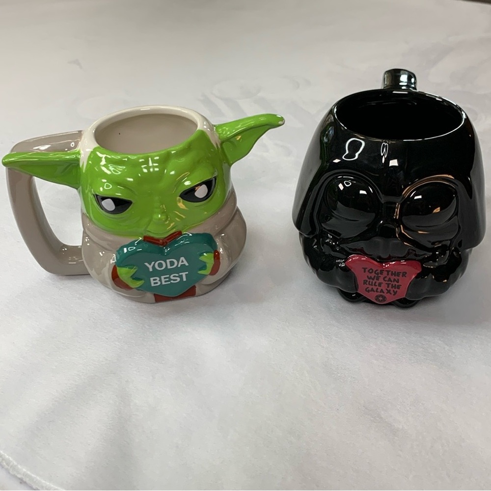 Mug Set Star Wars Gift Set‎ Collector Coffee Mugs Yoda Darth Vader